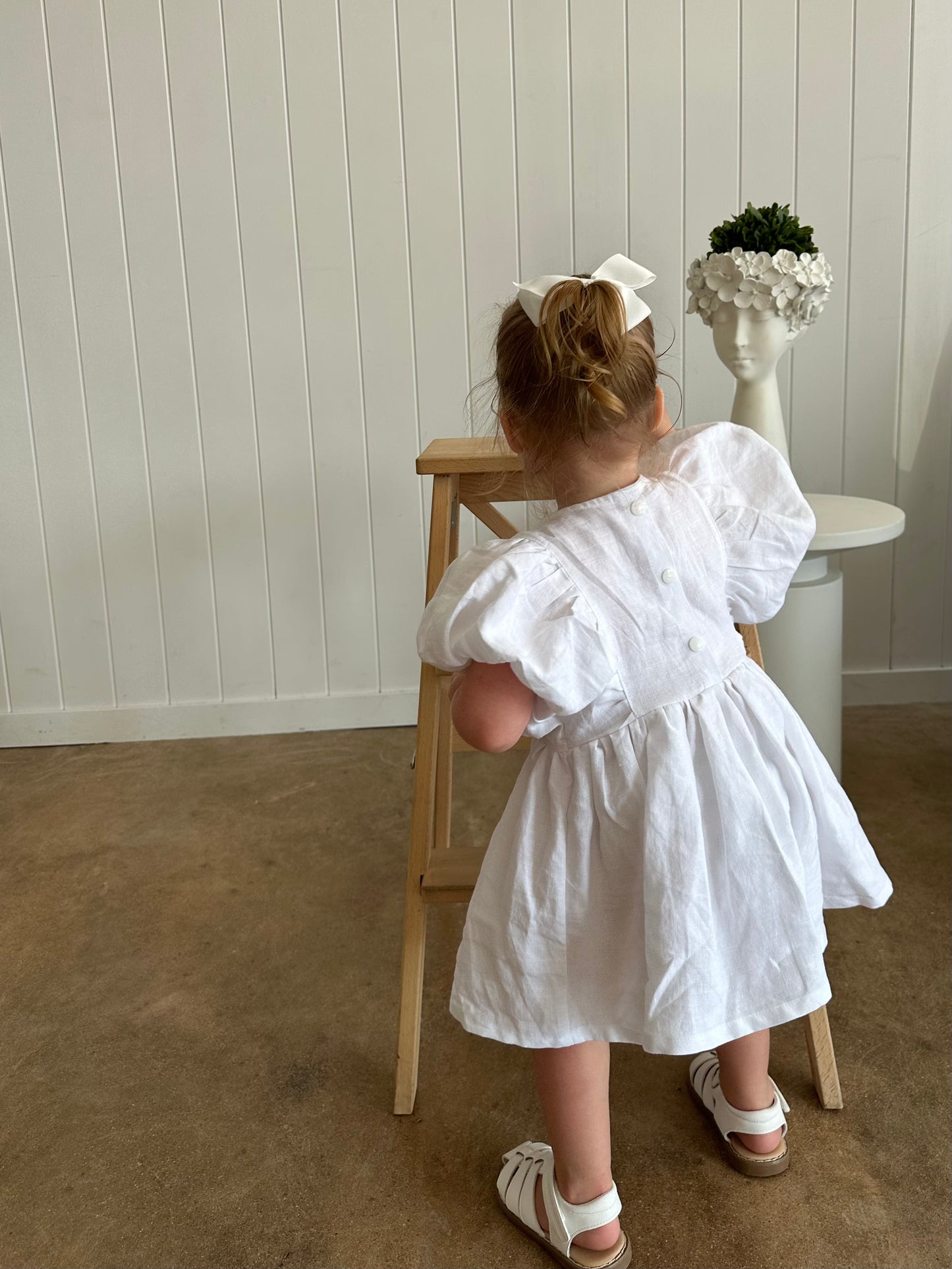 MINNIE DRESS | WHITE