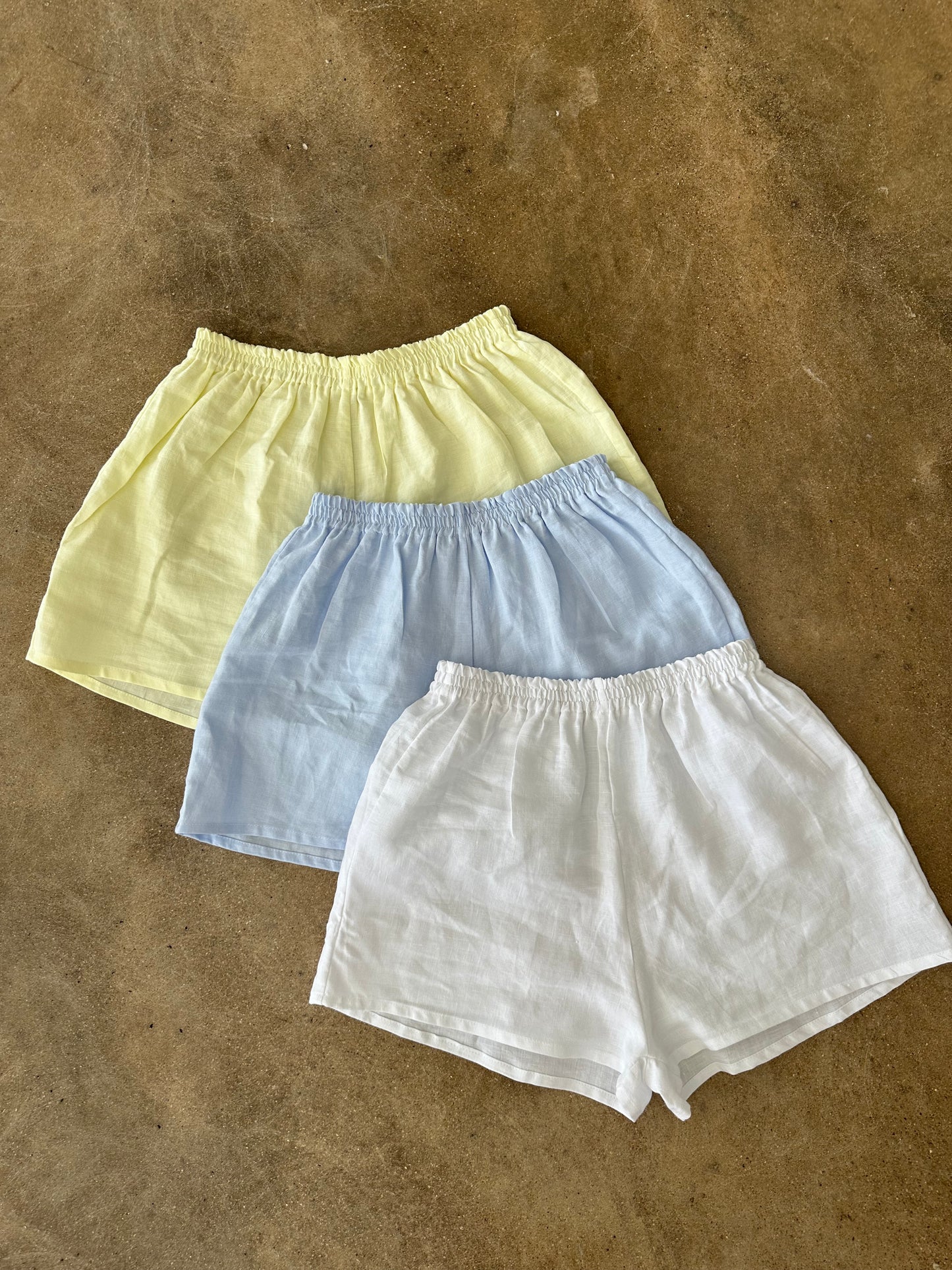 MISHA SHORTS | LEMON (Size 8-10)