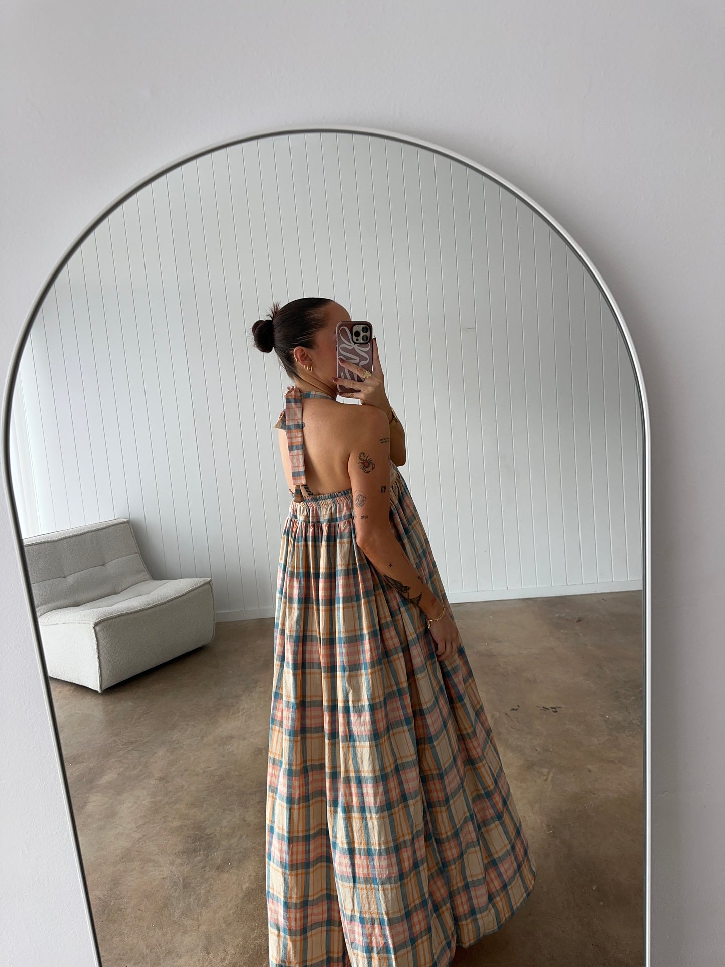 LOGAN MAXI DRESS | PLAID