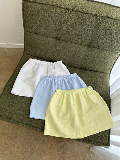 RUE MINI SKIRT | SKY