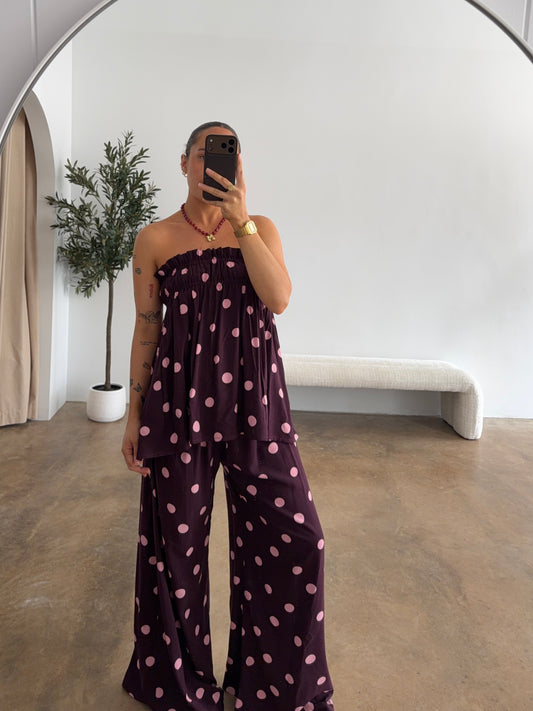 RUMI PANTS | BERRY