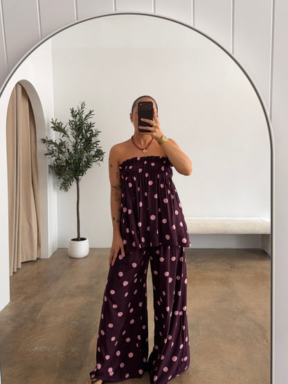 RUMI PANTS | BERRY