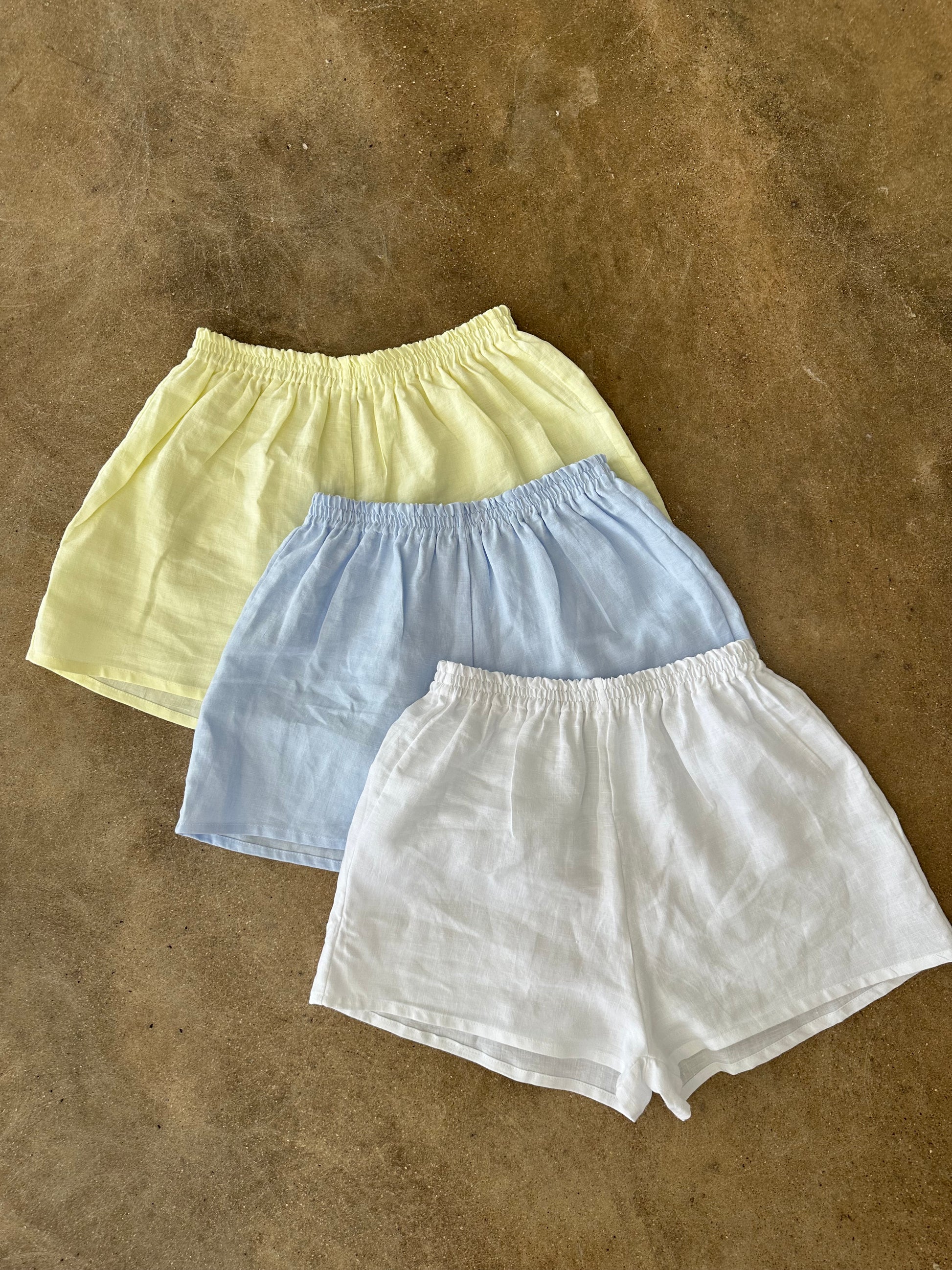 MISHA SHORTS | WHITE - Maddison Paige