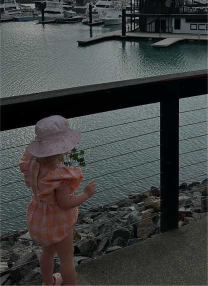 MINNIE ROMPER | PEACH