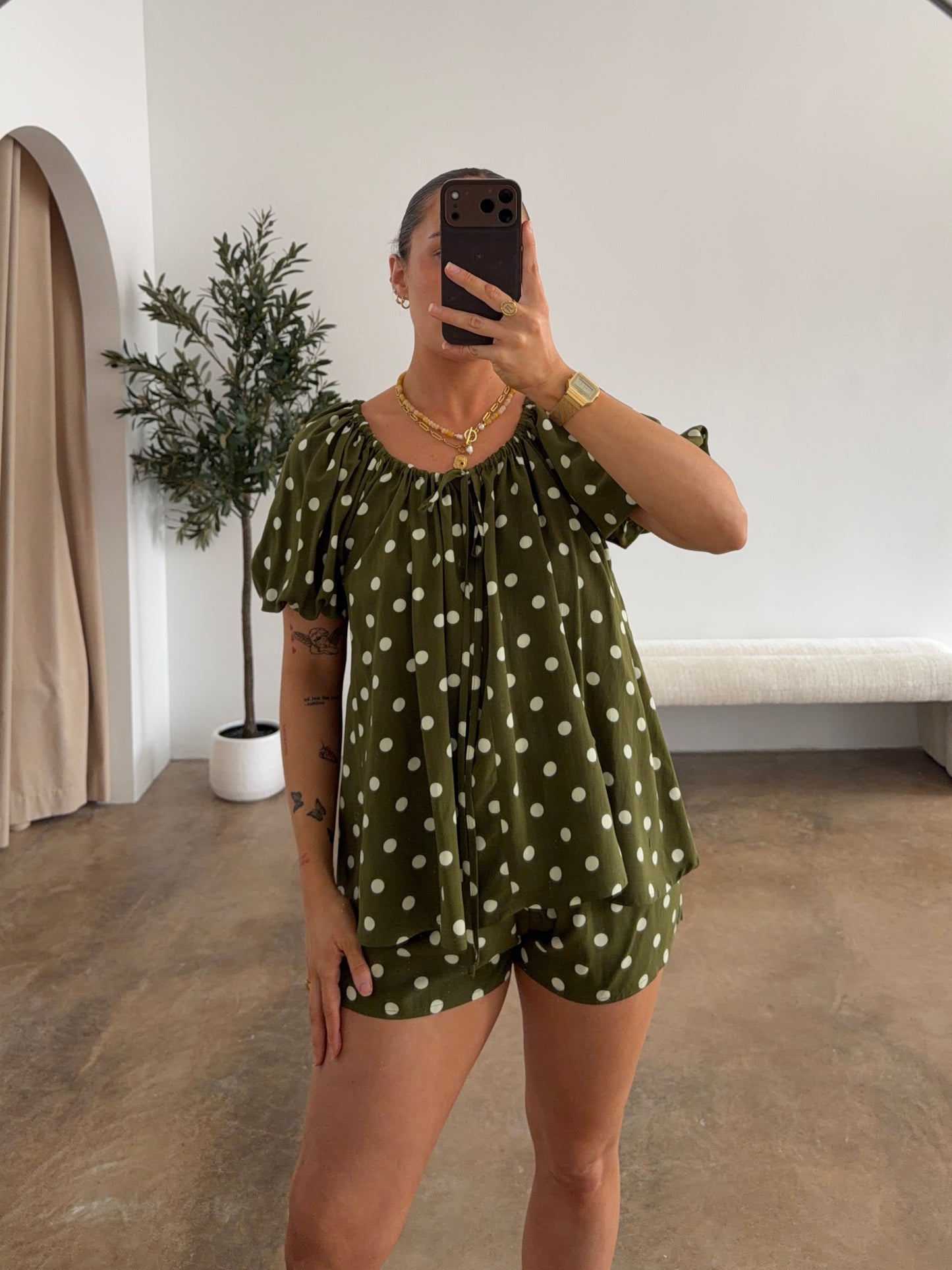 MISHA SHORTS | OLIVE