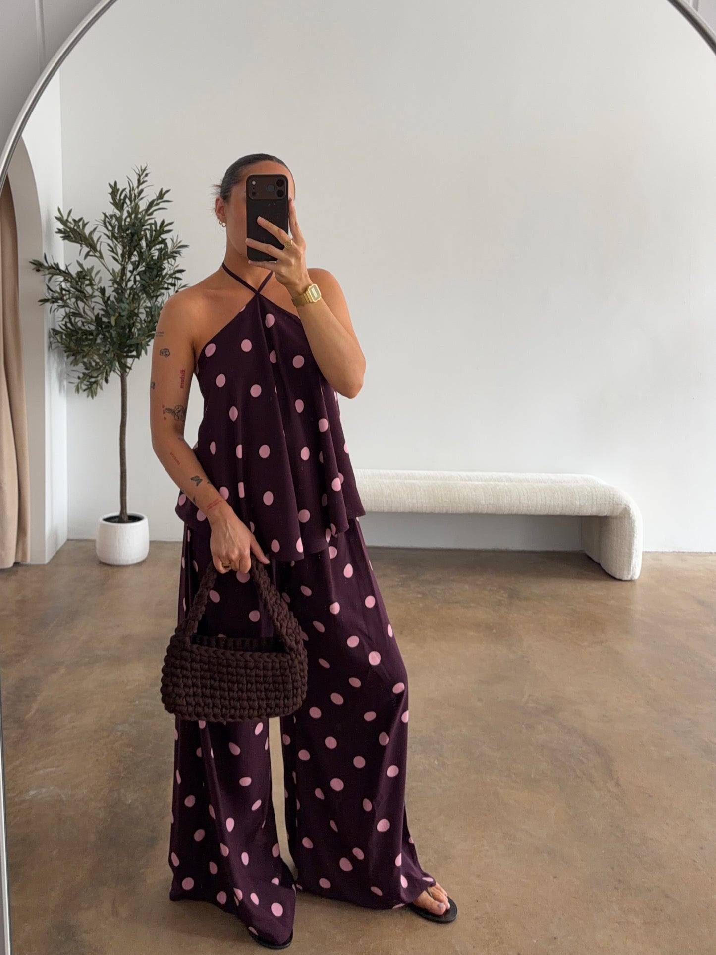 RUMI PANTS | BERRY