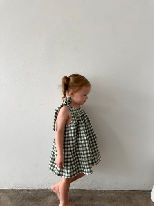 GOLDIE DRESS | FOREST