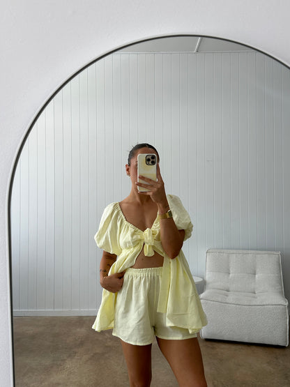 MISHA SHORTS | LEMON - Maddison Paige