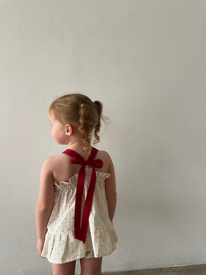 JUNI TOP | WHIMSY RED - Maddison Paige