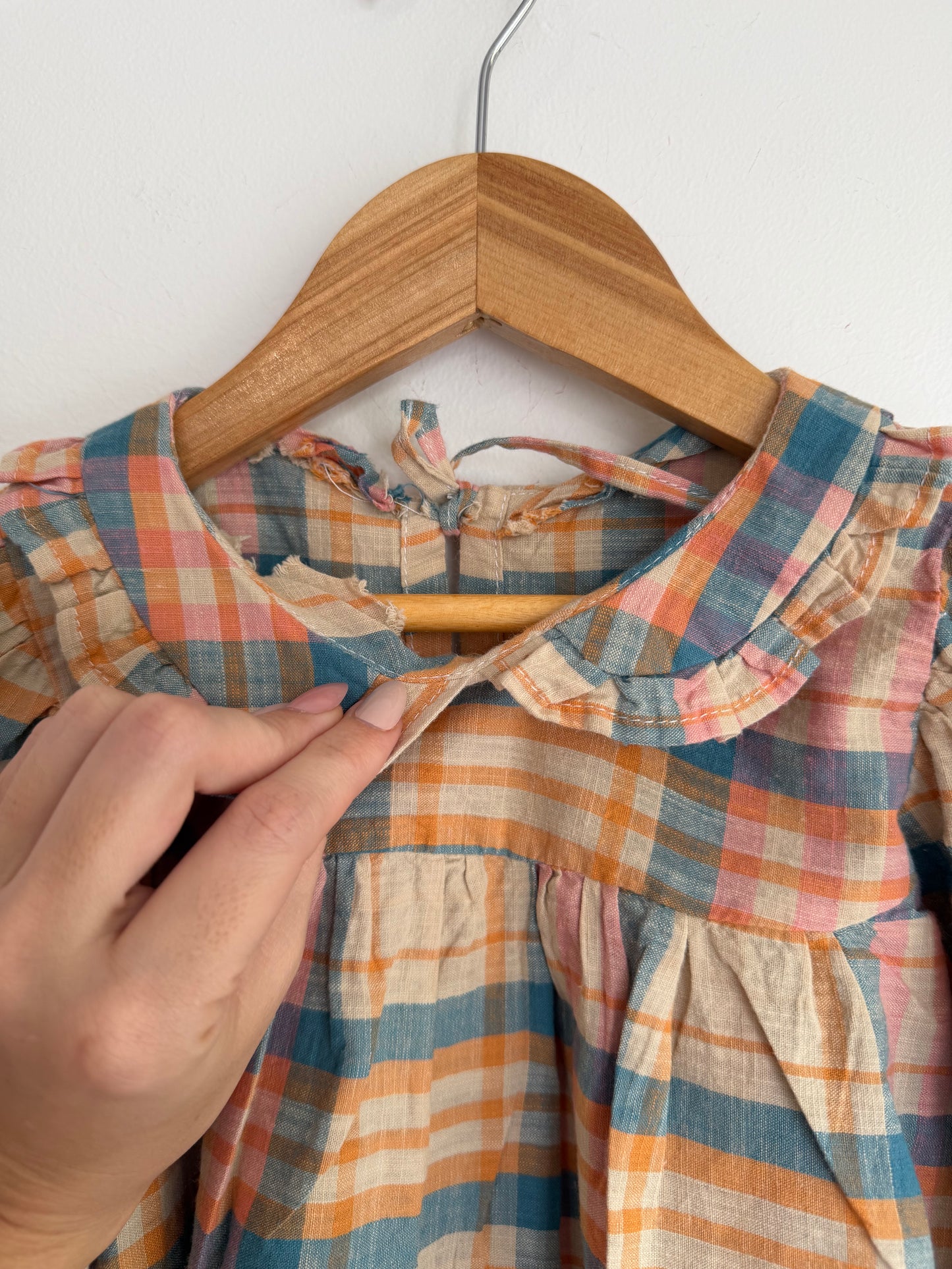 SADIE TOP | PLAID (Size 2-3yrs) - Maddison Paige