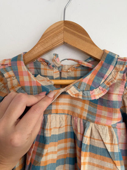 SADIE TOP | PLAID (Size 2-3yrs) - Maddison Paige