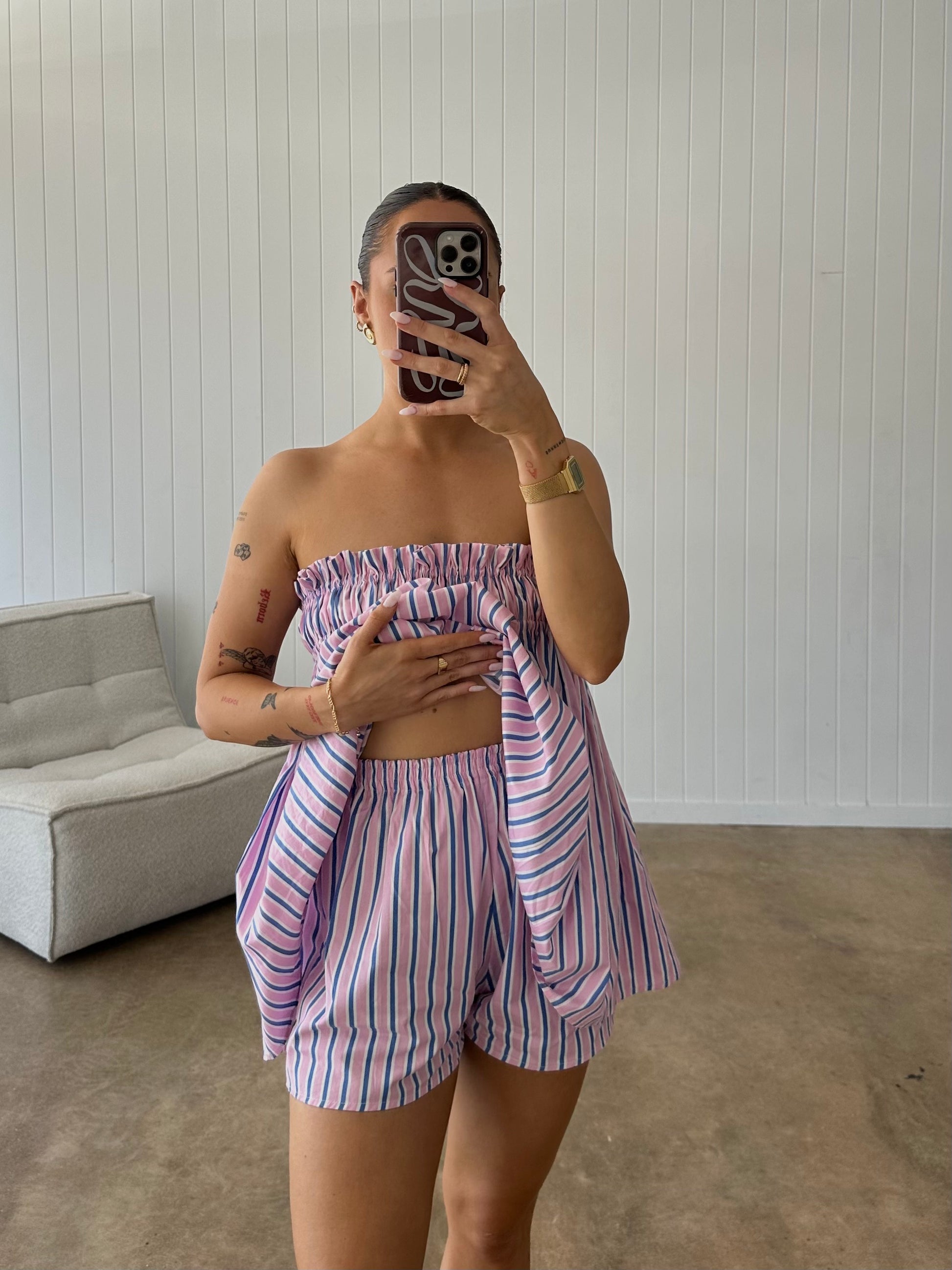 MISHA SHORTS | STRIPE - Maddison Paige