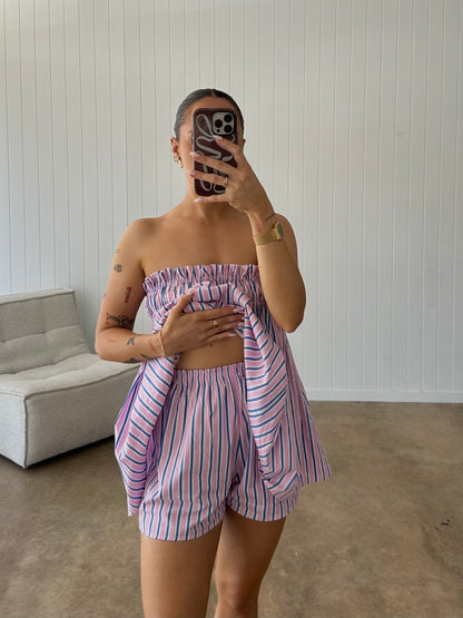MISHA SHORTS | STRIPE - Maddison Paige