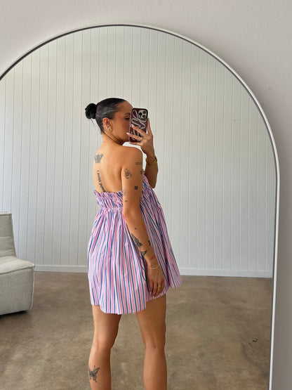 ROMIE MINI DRESS | STRIPE - Maddison Paige