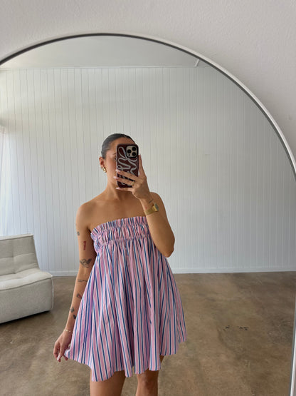 ROMIE MINI DRESS | STRIPE - Maddison Paige