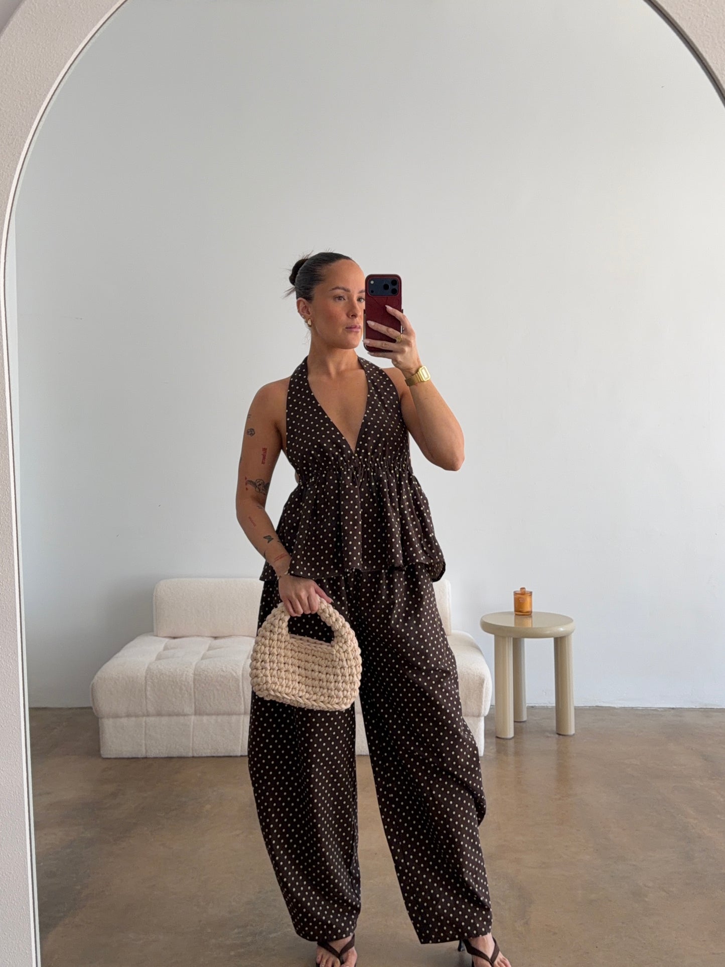BENNIE PANTS | CHOC SPOT (All sizes)