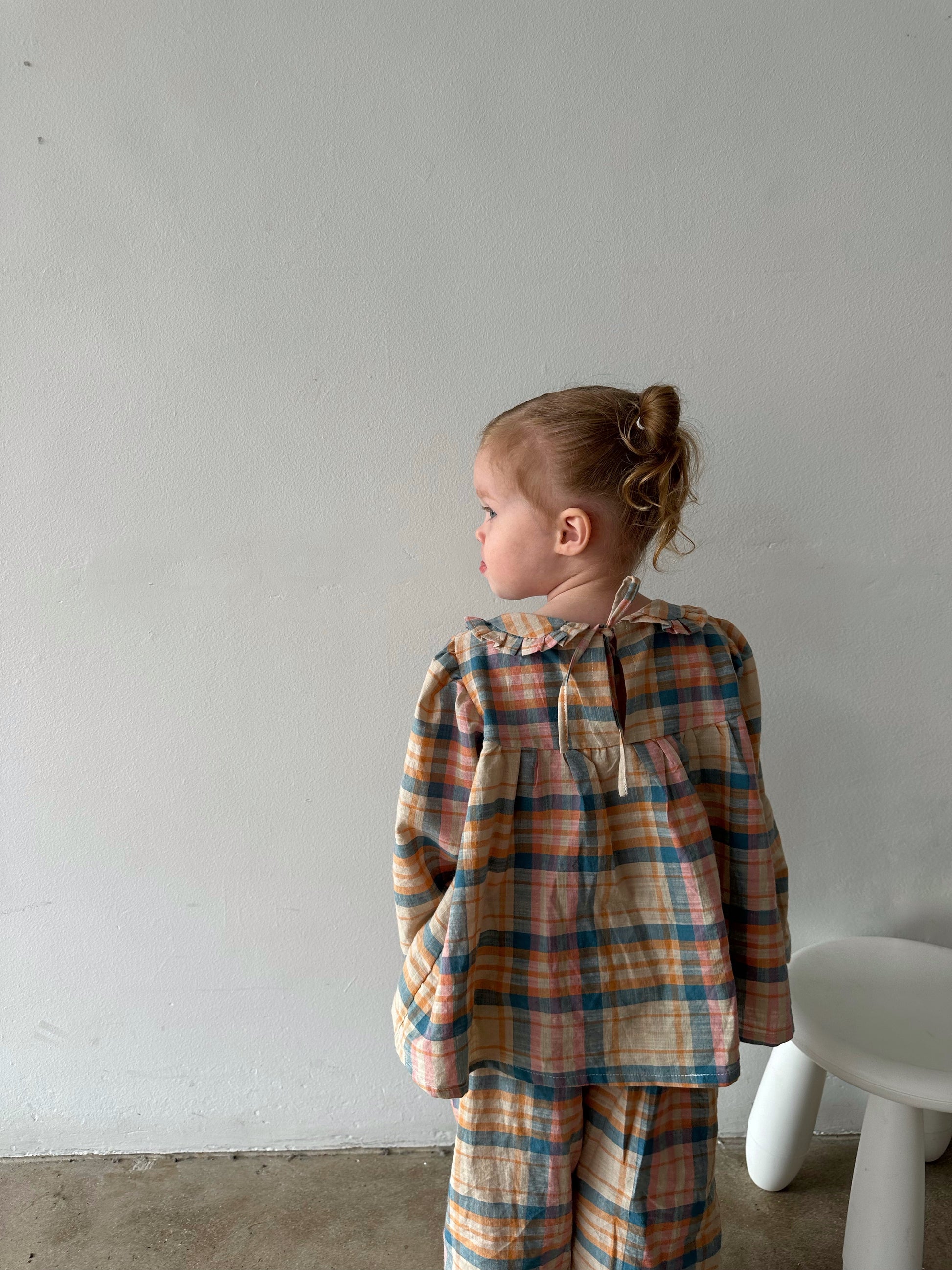 SADIE TOP | PLAID (Size 2-3yrs) - Maddison Paige