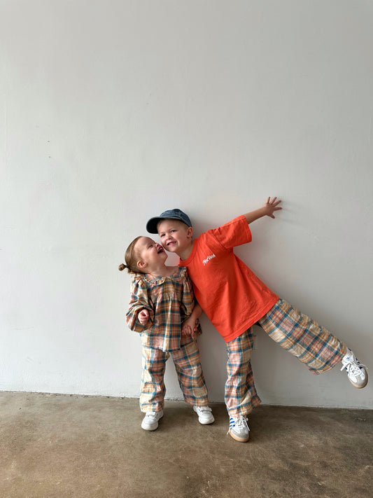 CHARLIE PANTS | PLAID (Size 2-3yrs & 5-6yrs) - Maddison Paige