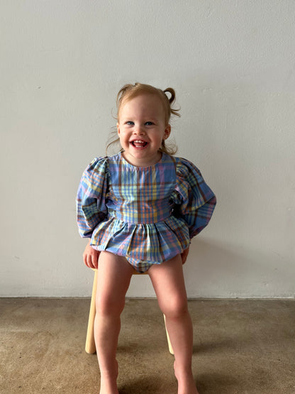 MINNIE ROMPER | PLAID