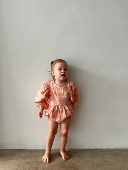 MINNIE ROMPER | PEACH