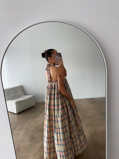 LOGAN MAXI DRESS | PLAID